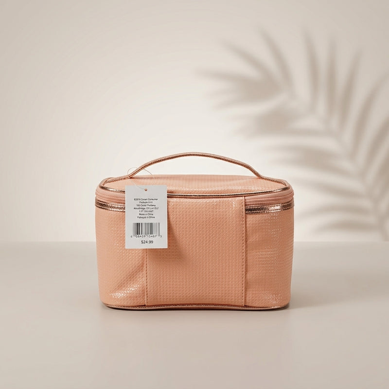 Blush Pink Vanity Cosmetic Case