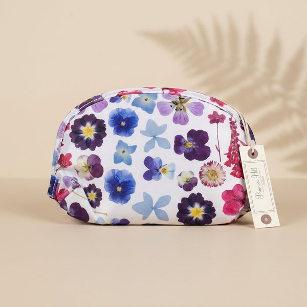 Floral Print Cosmetic Pouch