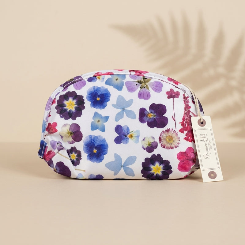Floral Print Cosmetic Pouch