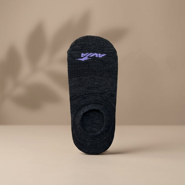 Black No Show Liner Socks