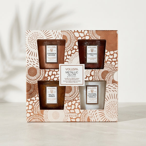 Voluspa Metallic Glow Giftset