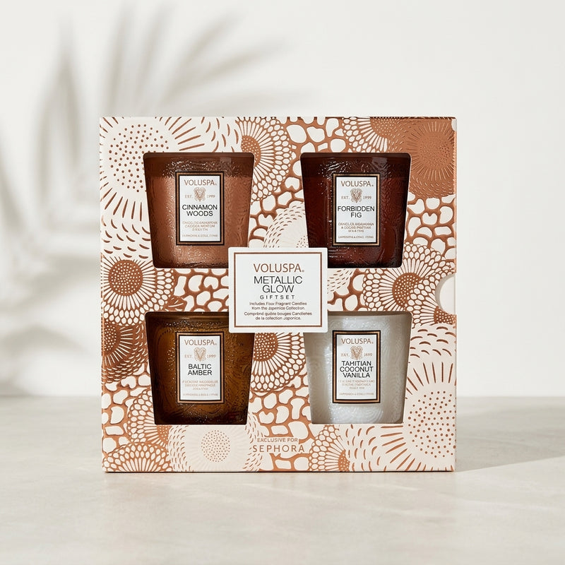Voluspa Metallic Glow Giftset