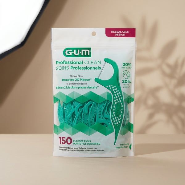 GUM Professional Clean Dental Flossers 150pcs