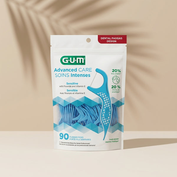 GUM Advanced Care Dental Flossers 90pc