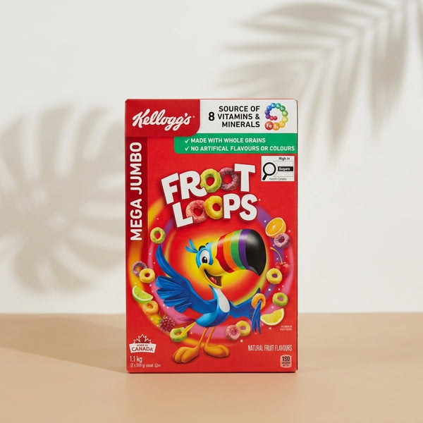 Kellogg's Froot Loops Cereal 2in1 1.1Kg