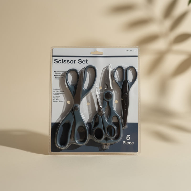 Five-Piece Multipurpose Scissors Set