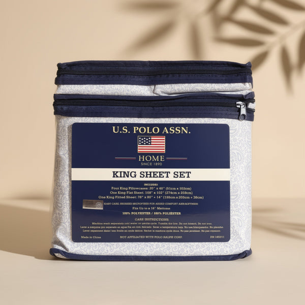 U.S. Polo Assn. King Sheet Set