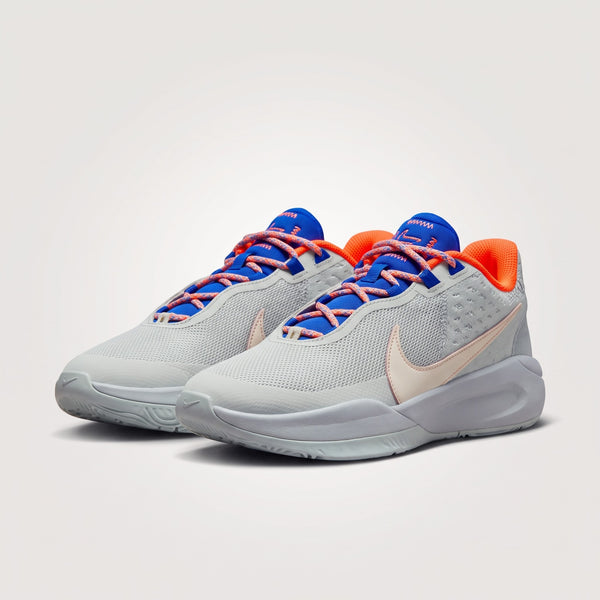 GREY/BLUE AND ORANGE SNEAKERS SIZE 4