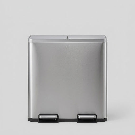 EKO 42L -42L STAINLESS STEEL DUSTBIN  SOFT CLOSE