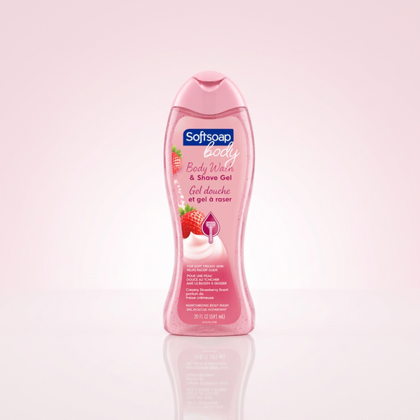 Softsoap Creamy Strawberry Body Wash & Shave Gel