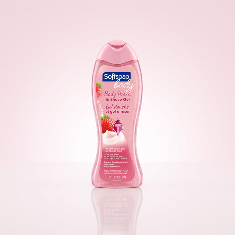 Softsoap Creamy Strawberry Body Wash & Shave Gel