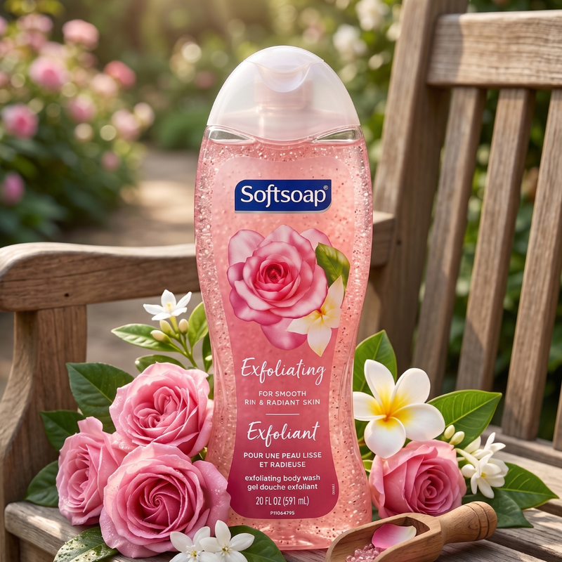 Softsoap Radiant Exfoliating Body Wash