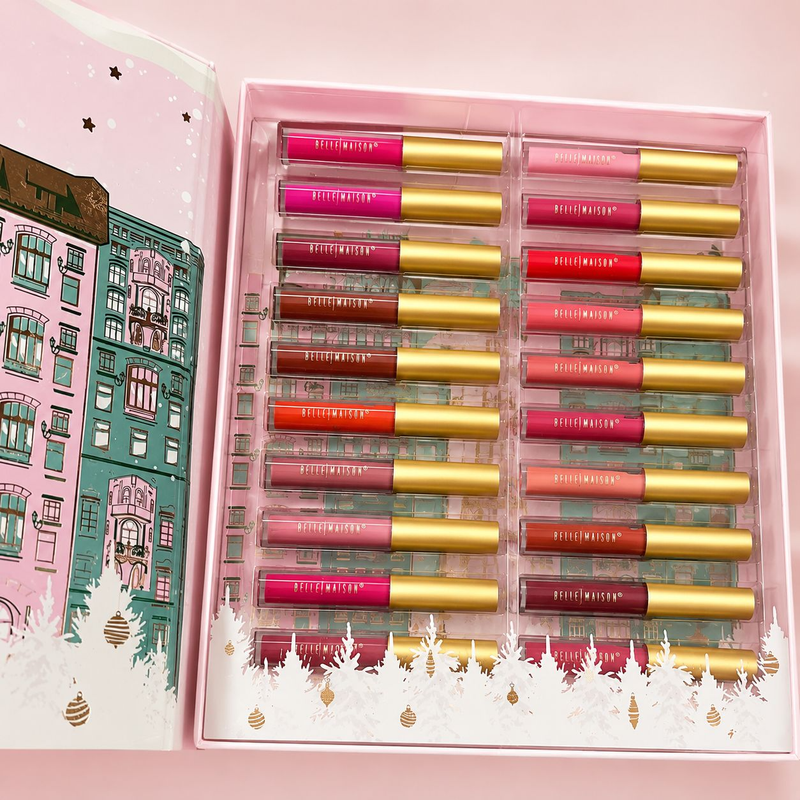 BELLE MAISON Lip Oil Collection open packaging