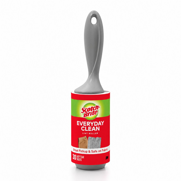 Scotch-Brite Everyday Clean Lint Roller, 30 sheets