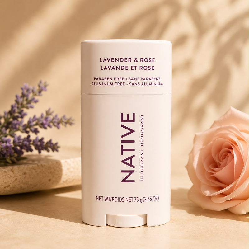 Native Lavender and Rose Deodorant