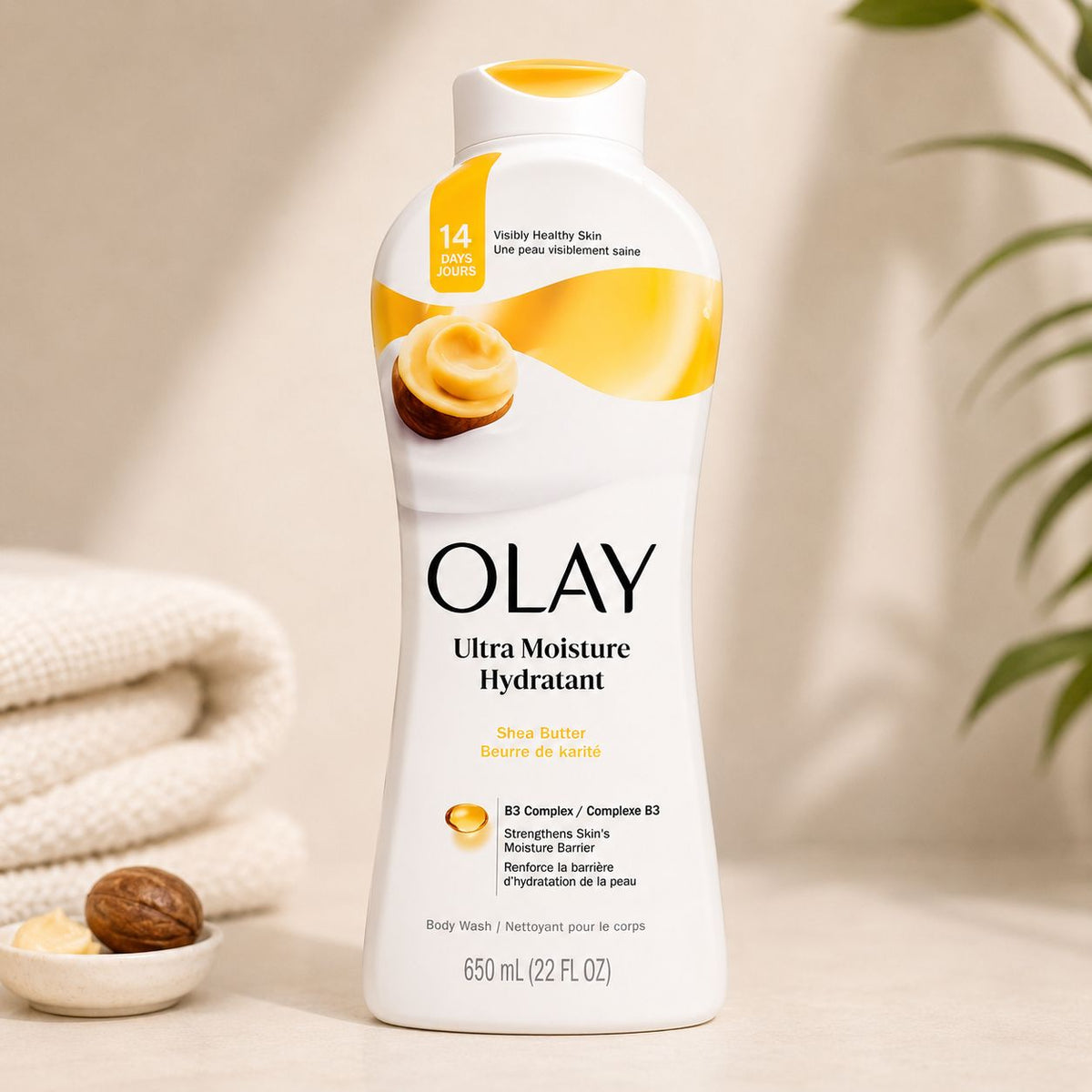 Olay Ultra Moisture Shea Butter Body Wash 650ml